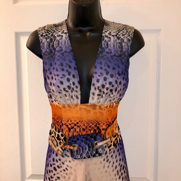 Multi-colored Marciano Gown(NWOT) - Picture 6 of 16